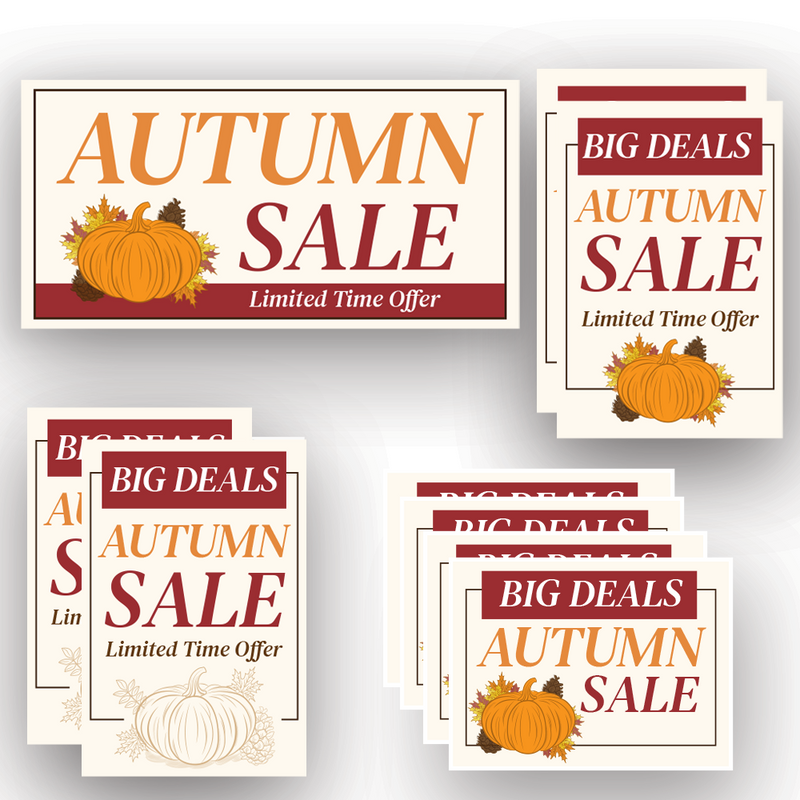 Holiday/Event Sale Sign Kits.