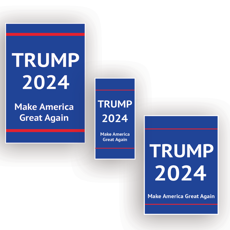 TRUMP 2024 (MAGA) A-Frame Replacement Panels | Choose Size and Quantity